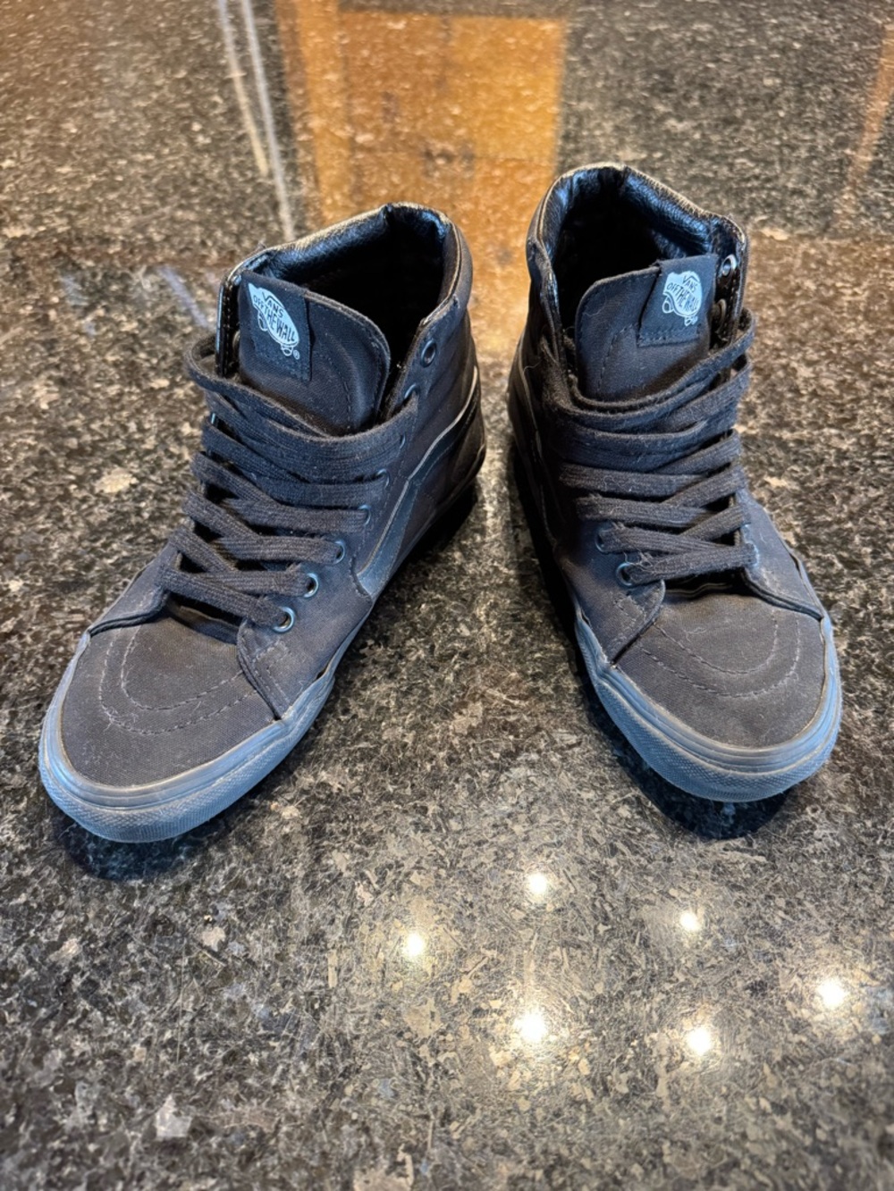 Vans Black High-Top Skate Sneakers - Picture 10 of 10